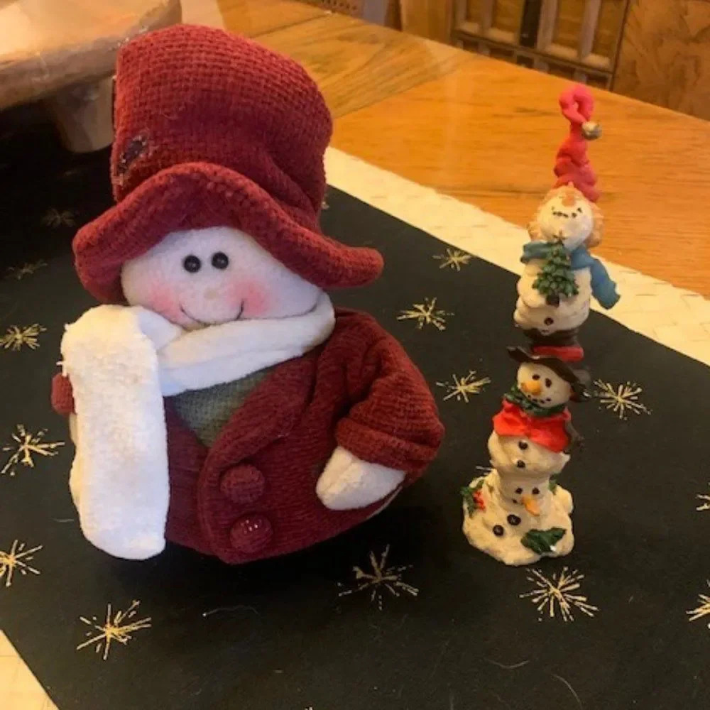 Set 2 Snowman Holiday Decor‎